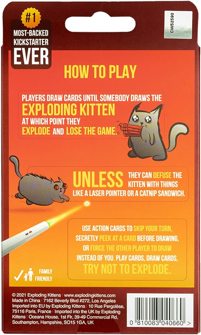 Exploding Kittens - 2 Player Edition