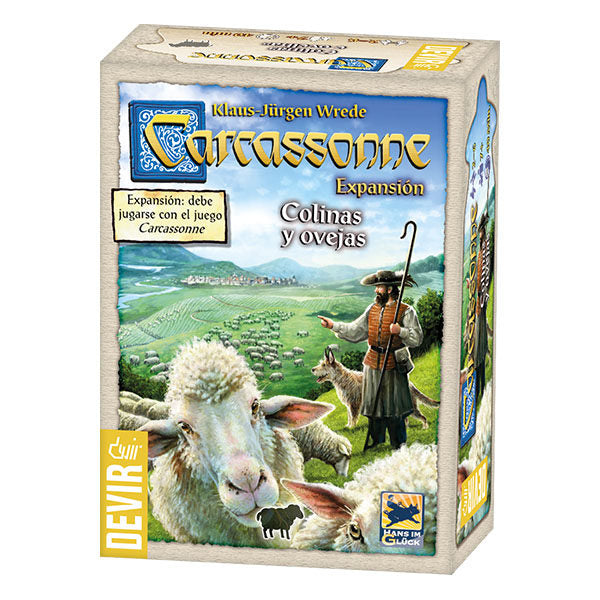 Carcassonne Expansión Colinas y Ovejas